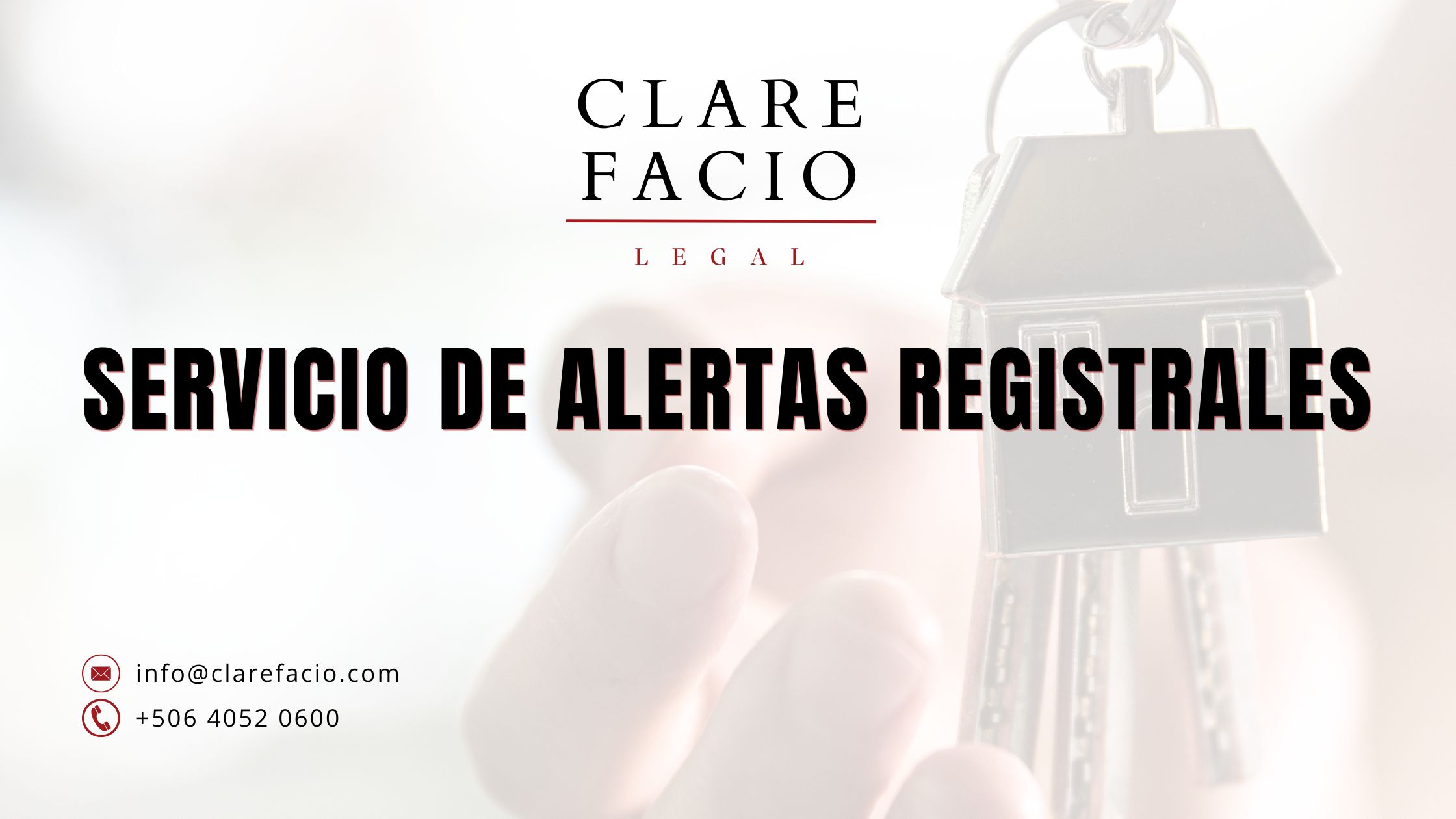Clare Facio Legal lanza su servicio de Alertas Registrales anuales.