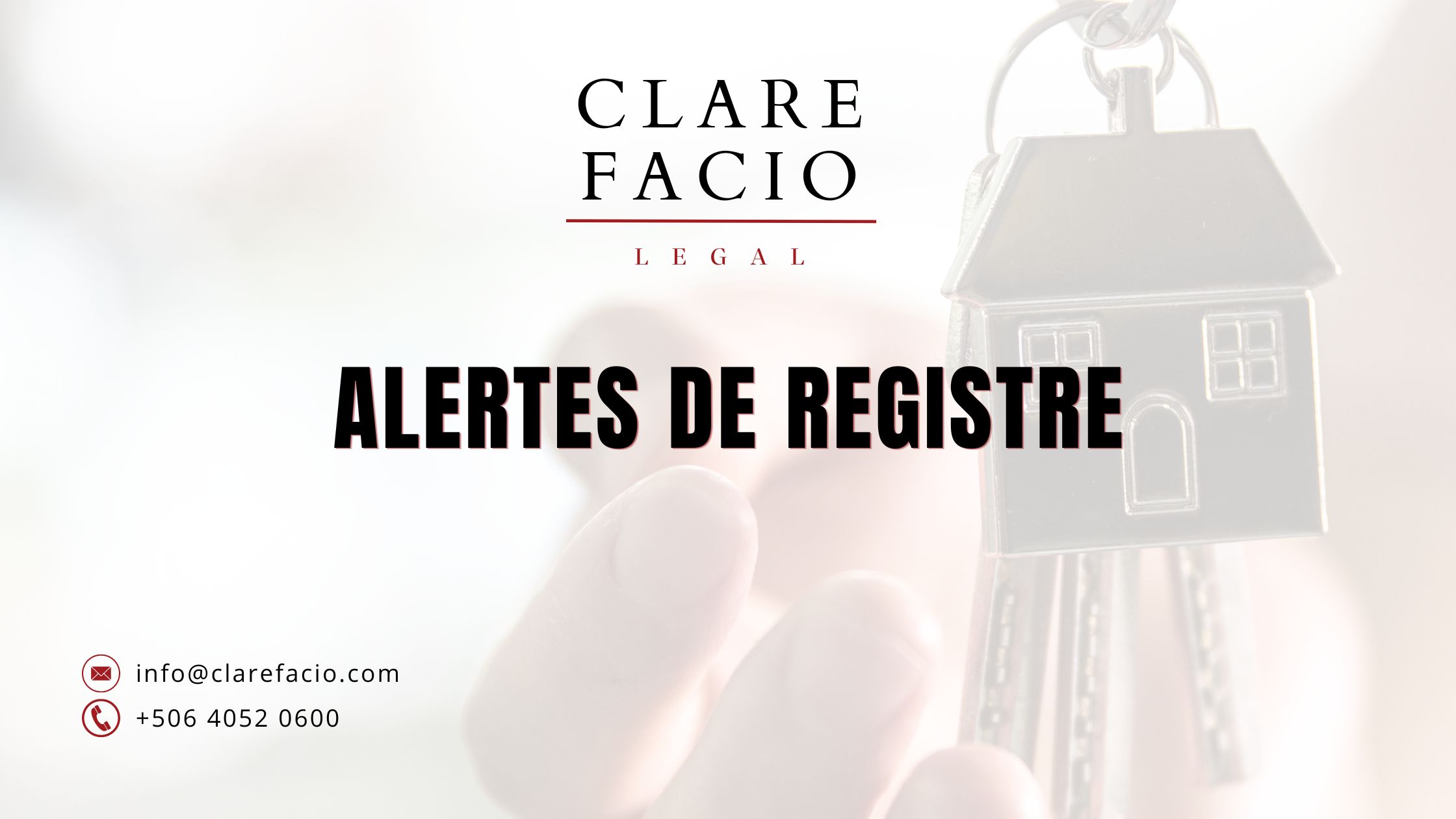 Clare Facio Legal lance son service annuel d’alertes de registre.