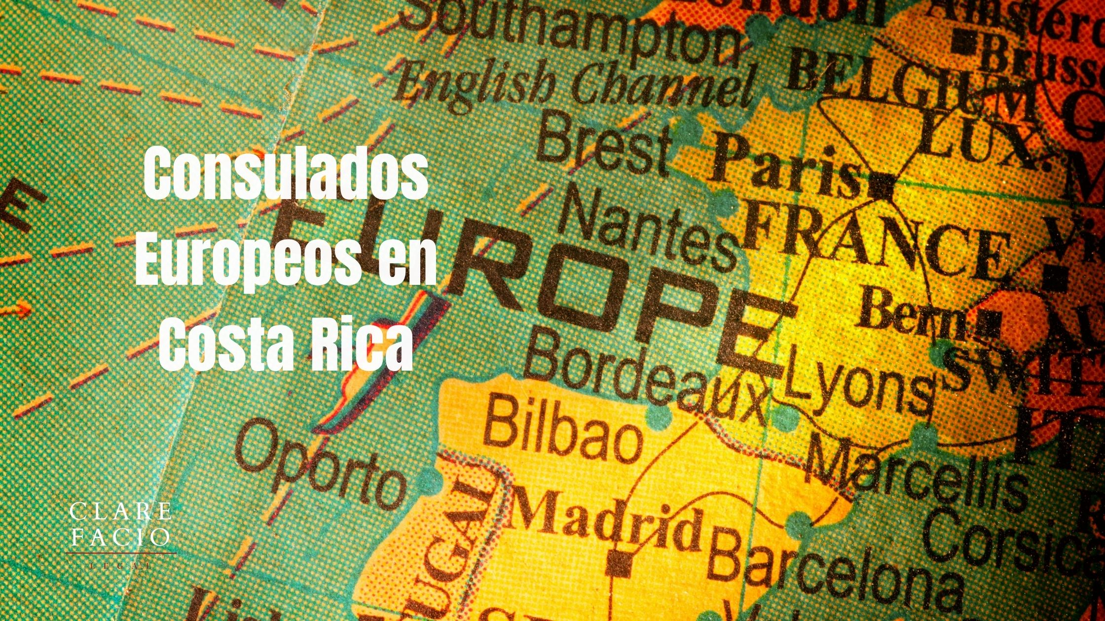 Les consulats européens au Costa Rica